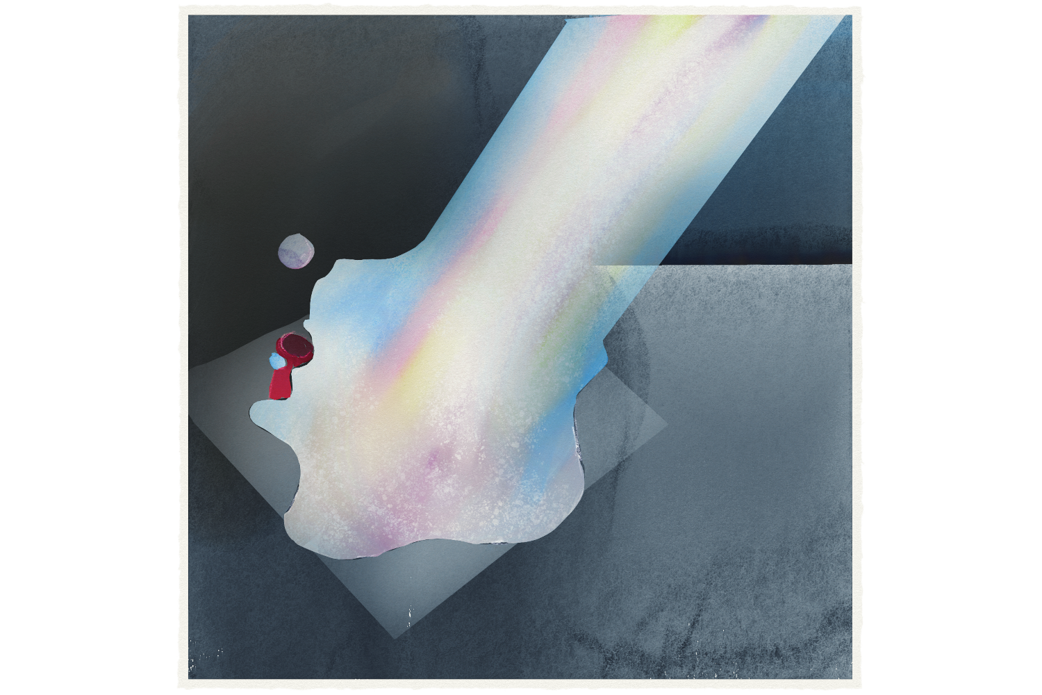 Watercolor Projection process