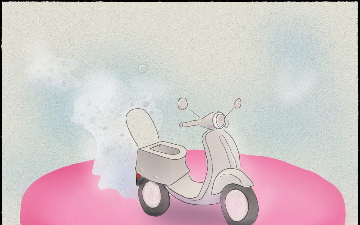 Toilet Vespa